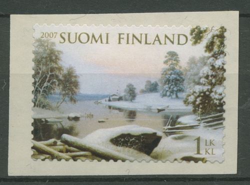 Finnland 2007 Gemälde Winterlandschaft 1827 postfrisch