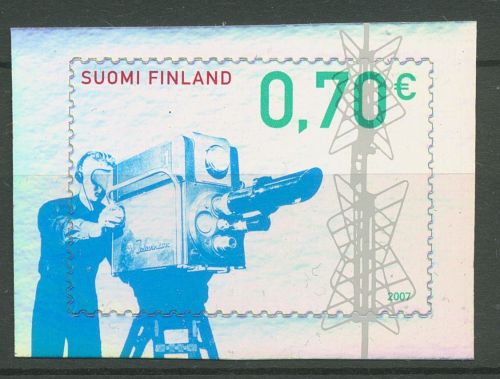Finnland 2007 50 Jahre Fernsehen Kamera 1829 postfrisch