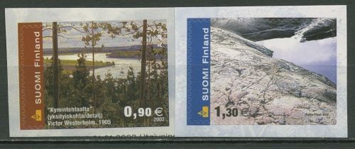 Finnland 2002 Freimarken Landschaften Felsen 1605/06 postfrisch