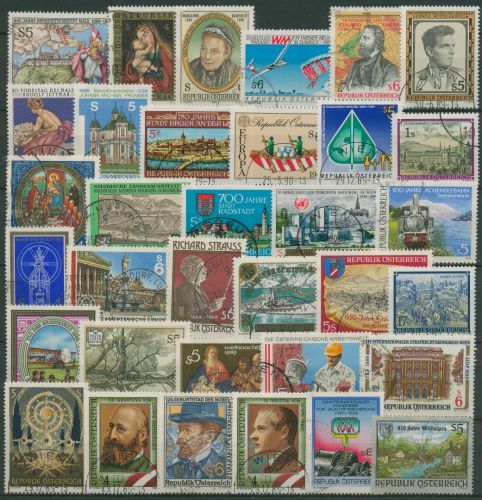 Österreich 1989 Jahrgang komplett (1944/77) gestempelt (SG62110)