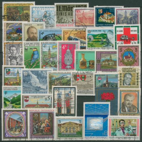 Österreich 1988 Jahrgang komplett (1909/43) gestempelt (SG62109)