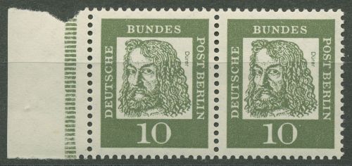 Berlin 1961 Bedeutende Deutsche Dürer aus MHB 202 waag. Paar postfrisch