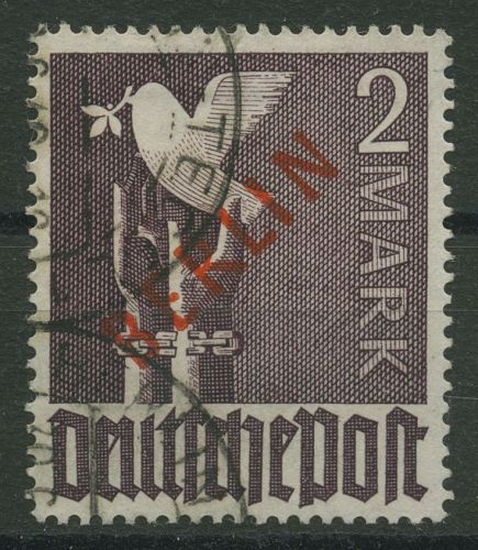 Berlin 1949 Rotaufdruck 34 gestempelt, nachgezähnt (R80875)