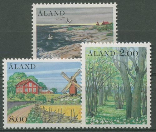 Aland 1985 Landschaften 11/13 postfrisch