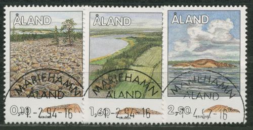 Aland 1994 Gesteinsformationen 79/81 gestempelt