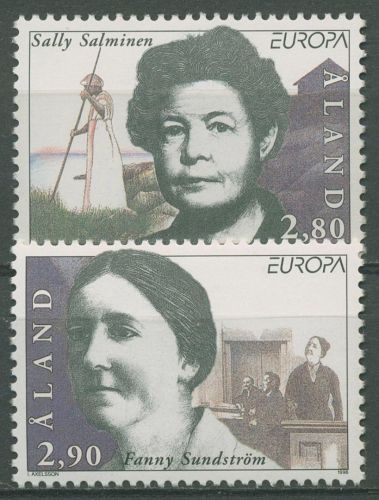 Aland 1996 Europa CEPT Berühmte Frauen 113/14 postfrisch