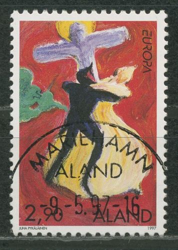 Aland 1997 Europa CEPT Sagen und Legenden Teufelstanz 128 gestempelt