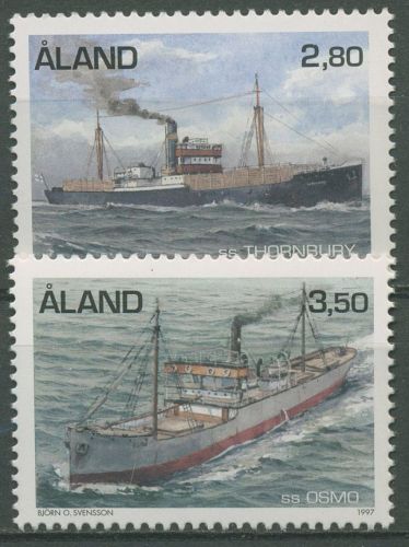 Aland 1997 Dampfschiffe 131/32 postfrisch