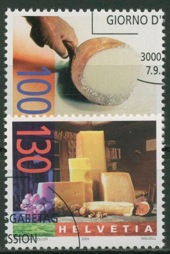 Schweiz 2004 Schweizer Produkte Käserei 1890/91 gestempelt