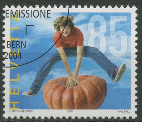 Schweiz 2004 Gesundheitsbewußtes Leben 1892 gestempelt