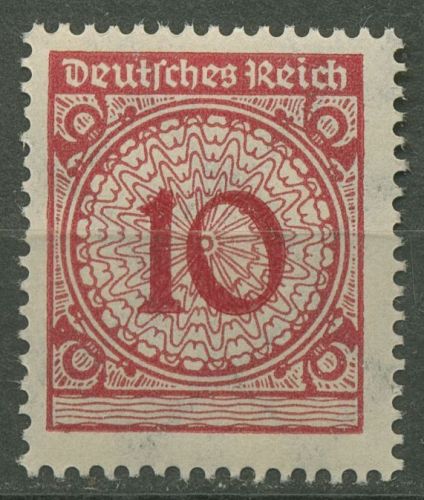 Deutsches Reich 1923 Korbdeckelmuster Plattendruck 340 Pa postfrisch