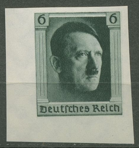 Deutsches Reich 1937 A. Hitler Einzelmarke 647 aus Block 8 postfrisch