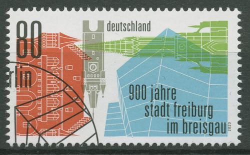 Bund 2020 Stadt Freiburg im Breisgau Bauwerke 3553 gestempelt