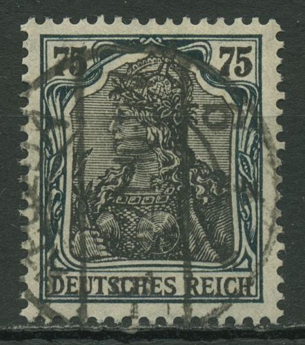 Deutsches Reich 1918 Germania 104 c gestempelt geprüft