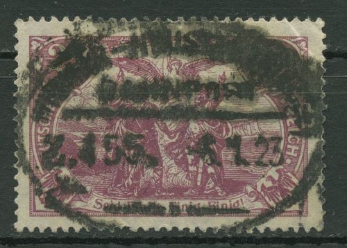 Deutsches Reich 1920 Genius mit Fackel 115 e gestempelt geprüft