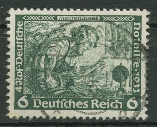 Deutsches Reich 1933 Deutsche Nothilfe Wagner 502 A gestempelt