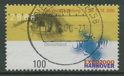 Bund 2000 EXPO 2000 Hannover 2089 gestempelt