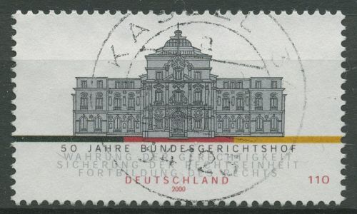 Bund 2000 Bundesgerichtshof Karlsruhe 2137 gestempelt