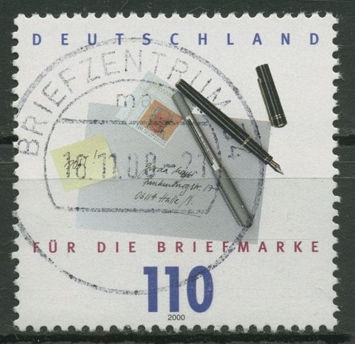 Bund 2000 Tag der Briefmarke Schreibutensilien 2148 gestempelt