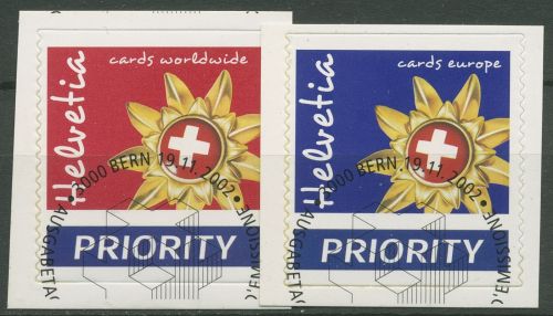Schweiz 2002 Feriengrüße Edelweiß 1818/19 gestempelt