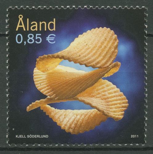 Aland 2011 Firma "Chips Ab" Kartoffelchips 348 postfrisch