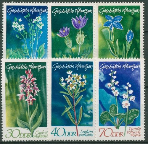 DDR 1970 Pflanzen Wildblumen 1563/68 postfrisch