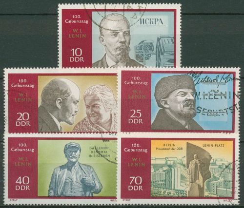 DDR 1970 Wladimir Iljitsch Lenin 1557/61 gestempelt