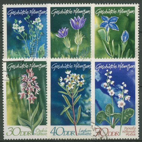 DDR 1970 Pflanzen Wildblumen 1563/68 gestempelt