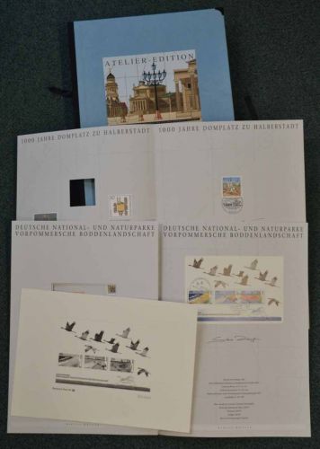 Bund 1996 Atelier-Edition komplett mit Schwarzdruck in Luxuskassette (XXL8171)