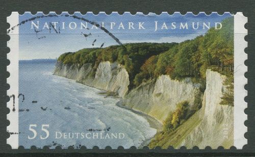 Bund 2012 Nationalpark Jasmund Kreidefelsen 2908 gestempelt