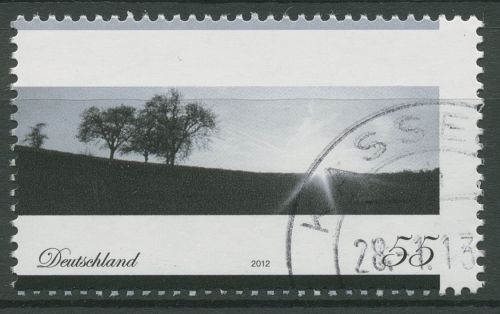 Bund 2012 Trauermarke Abenddämmerung 2920 gestempelt