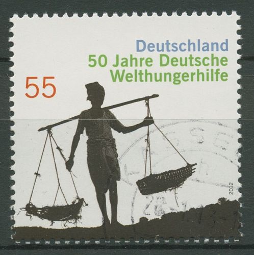 Bund 2012 Welthungerhilfe 2928 gestempelt