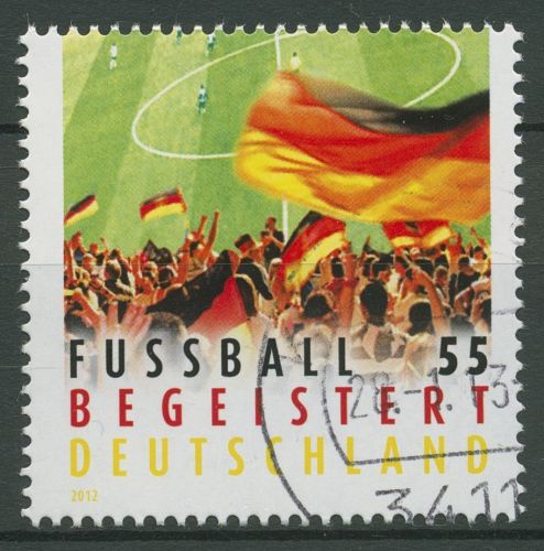 Bund 2012 Fußball 2930 gestempelt
