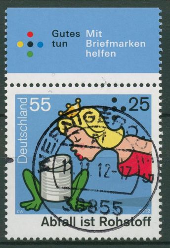Bund 2012 Umweltschutz Froschkönig 2932 gestempelt