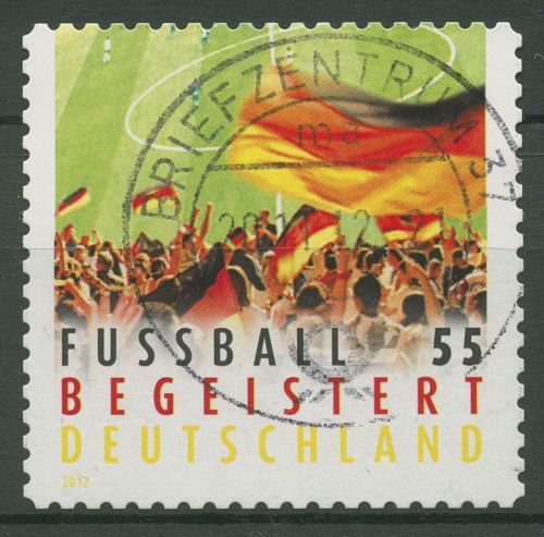Bund 2012 Fußball 2936 gestempelt