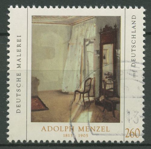Bund 2012 Dt. Malerei Adolph Menzel 2937 gestempelt
