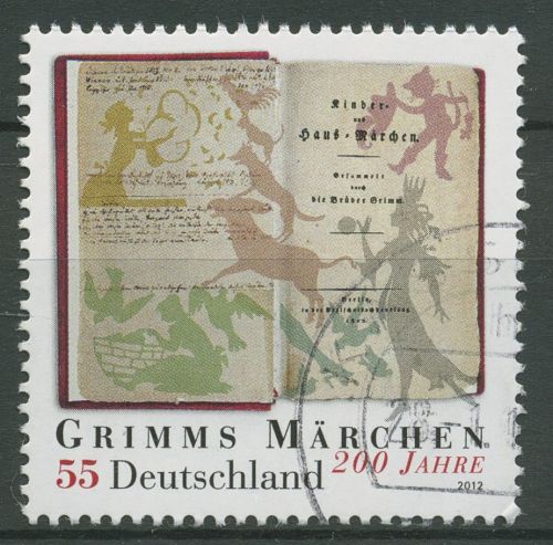 Bund 2012 200 Jahre Grimms Märchen 2938 gestempelt