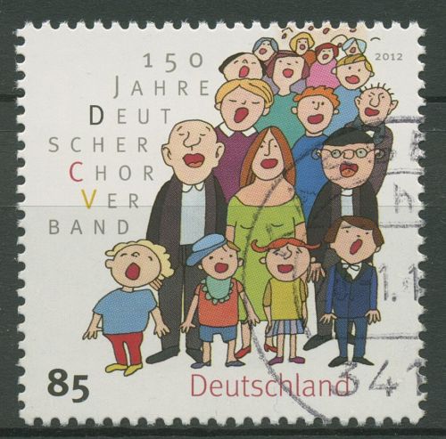 Bund 2012 Deutscher Chorverband 2939 gestempelt