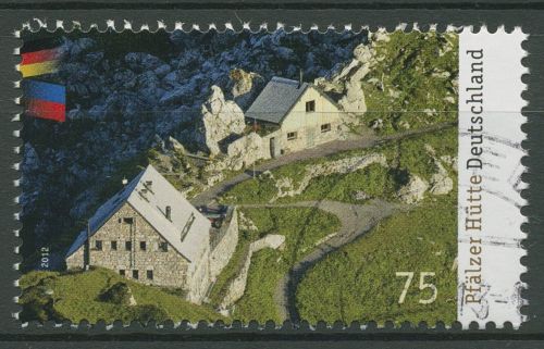 Bund 2012 Pfälzer Hütte im Rätikon 2940 gestempelt