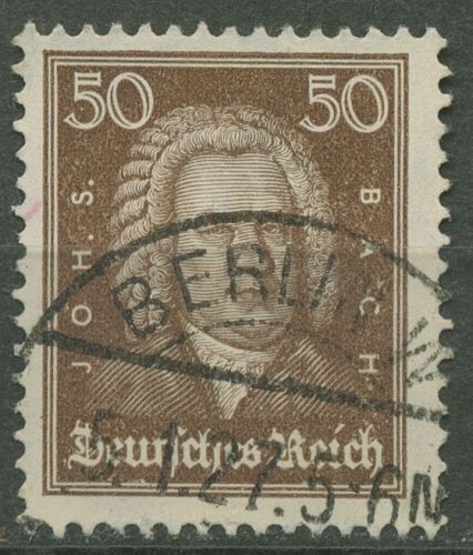 Deutsches Reich 1926 Berühmte Deutsche: Bach 396 gestempelt