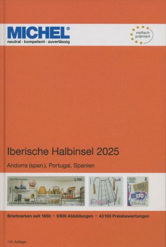 MICHEL Europa Band 4: IBERISCHE HALBINSEL 2025 110. Aufl., gebraucht (Z3531)