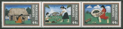 Marshall-Inseln 1987 Kopra-Produktion 139/41 ZD postfrisch (C73016)