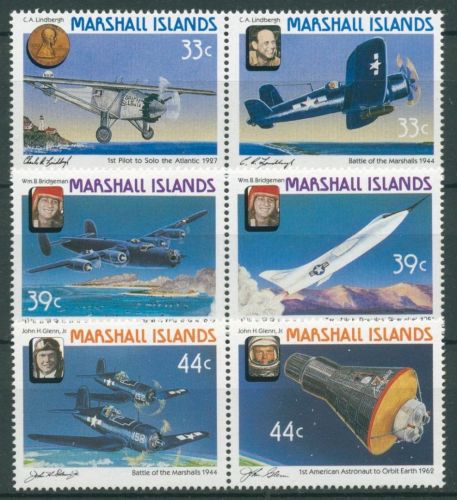 Marshall-Inseln 1987 Geschichte der Luftfahrt 113/18 ZD postfrisch