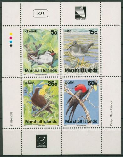 Marshall-Inseln 1990 Vögel Seeschwalbe Tropikvogel 284/87 K postfrisch (C73037)