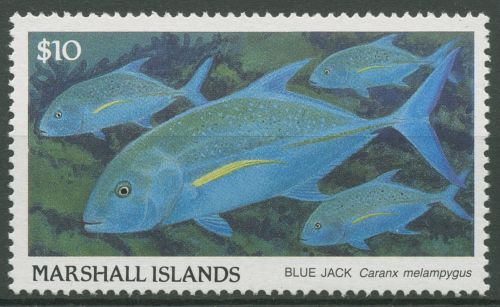 Marshall-Inseln 1989 Fische Blauer Jack 208 postfrisch