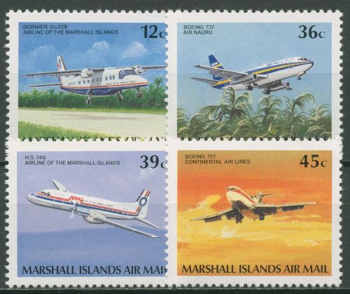 Marshall-Inseln 1989 Flugzeuge Boeing Dornier 217/20 A postfrisch
