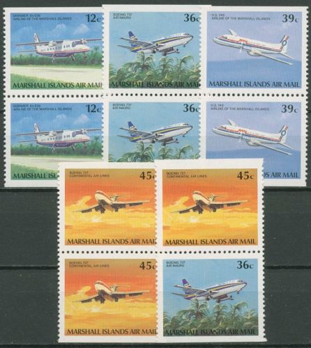 Marshall-Inseln 1989 Flugzeuge Boeing Dornier 217/20 D ZD postfrisch