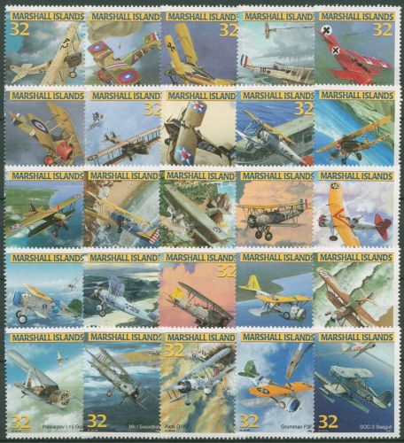 Marshall-Inseln 1996 Flugzeuge Doppeldecker 751/75 postfrisch