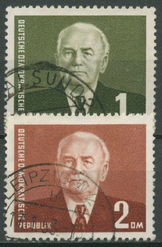 DDR 1953 Präsident Wilhelm Pieck 342/43 a gestempelt