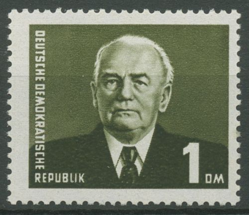 DDR 1953 Präsident Wilhelm Pieck 342 ba II X II postfrisch